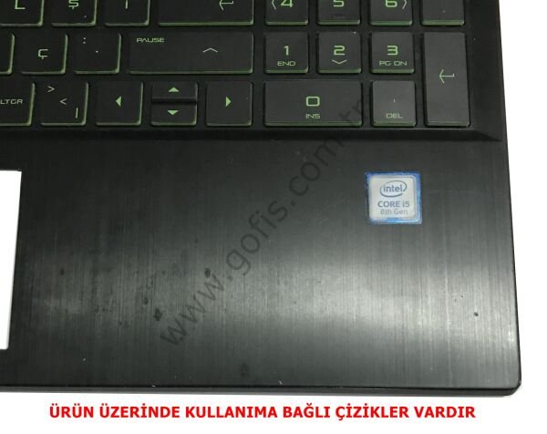HP PAVİLİON GAMİNG 15-CX ÜST KASA KLAVYE TPN-C133 AM28B000E00 AM28B000810 KLAVYE KASASI %100 ORİJİNAL