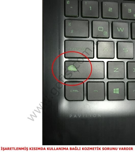 HP PAVİLİON 15-BC ÜST KASA KLAVYE JXG76006010 L22937-141 EAG3500216A KLAVYE KASASI %100 ORİJİNAL