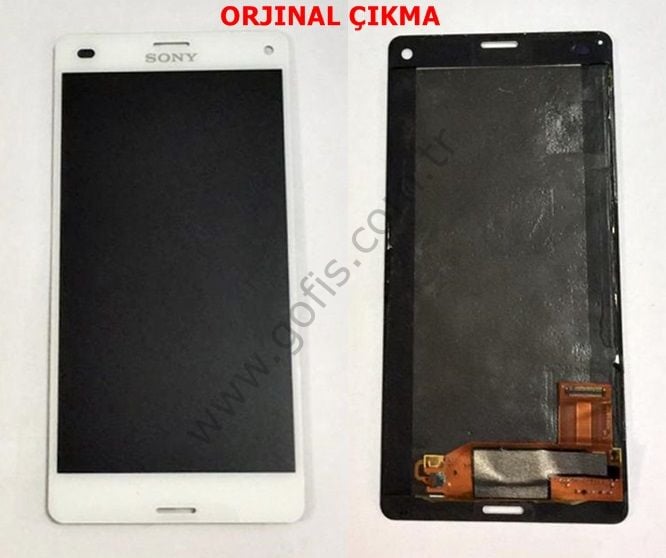 SONY XPERİA Z3 MİNİ LCD EKRAN BEYAZ %100 ORİJİNAL