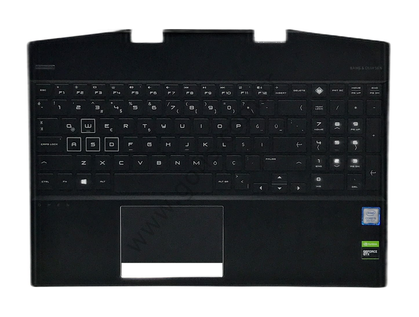 HP OMEN 15-DH ÜST KASA KLAVYE AM2JZ000710 AM2JZ000430 KLAVYE KASASI %100 ORİJİNAL
