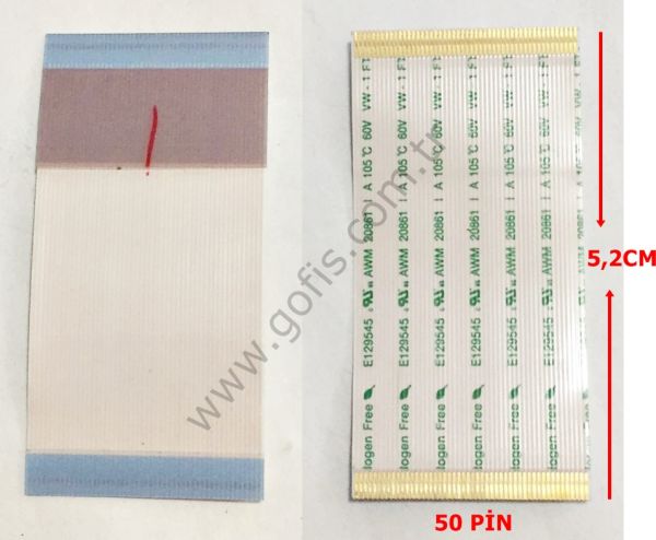 50 PİN 5,2CM FLEX KABLO