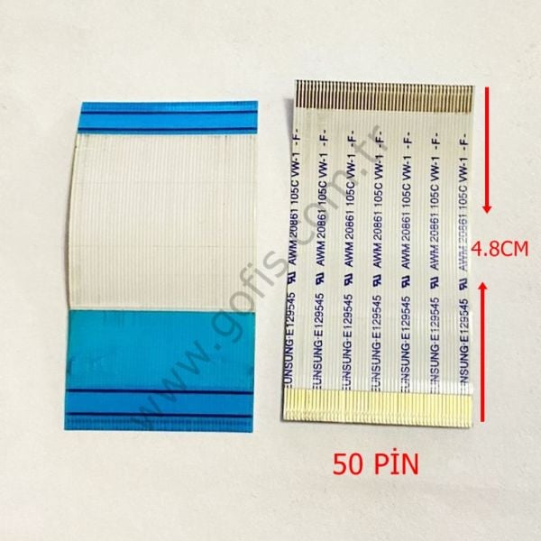 EUNSUNG E129545 AWM 20861 105C VW-1 -F- FLEX KABLO 50 PİN 4.8CM FLEX CABLE