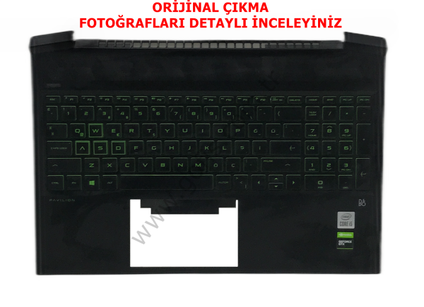 HP PAVİLİON GAMİNG 16-A ÜST KASA KLAVYE M02039-141 46G3JTATP0A KLAVYE KASASI %100 ORİJİNAL