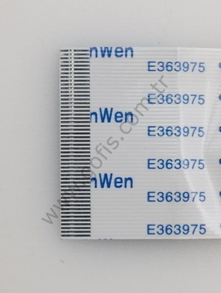 JINWEN E363975 AWM 20861 105C 60V VW-1 FLEX KABLO 25,55MM 7,5CM 50 PİN FLEX CABLE