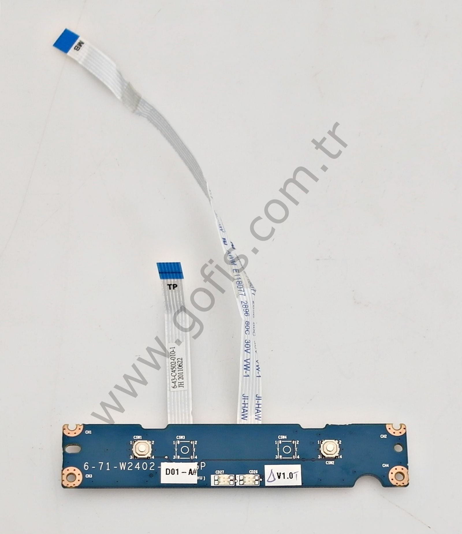 EXPER E5128 W258HU TOUCHPAD BUTTON 6-71-W2402-D01