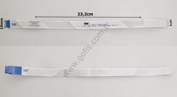 750.00Y02.0011 FLEX KABLO 10MM 23,2CM 8 PİN FLEX CABLE