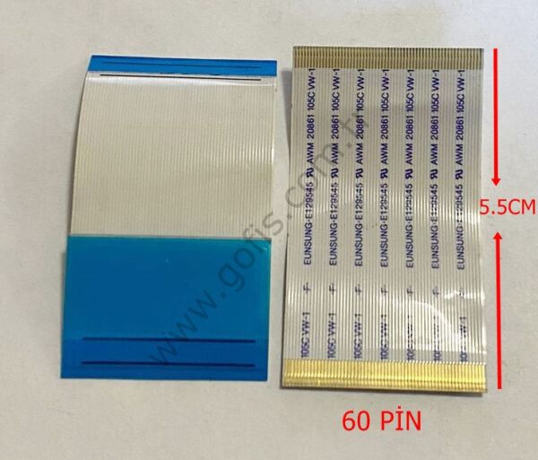 EUNSUNG E129545 AWM 20861 105C VW-1 FLEX KABLO 60 PİN 5,5CM FLEX CABLE
