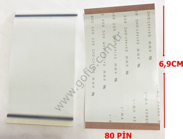 AWM E41447-SHC 80C 60V 20624 VW-1 FLEX KABLO 80 PİN 6,9CM FLEX CABLE