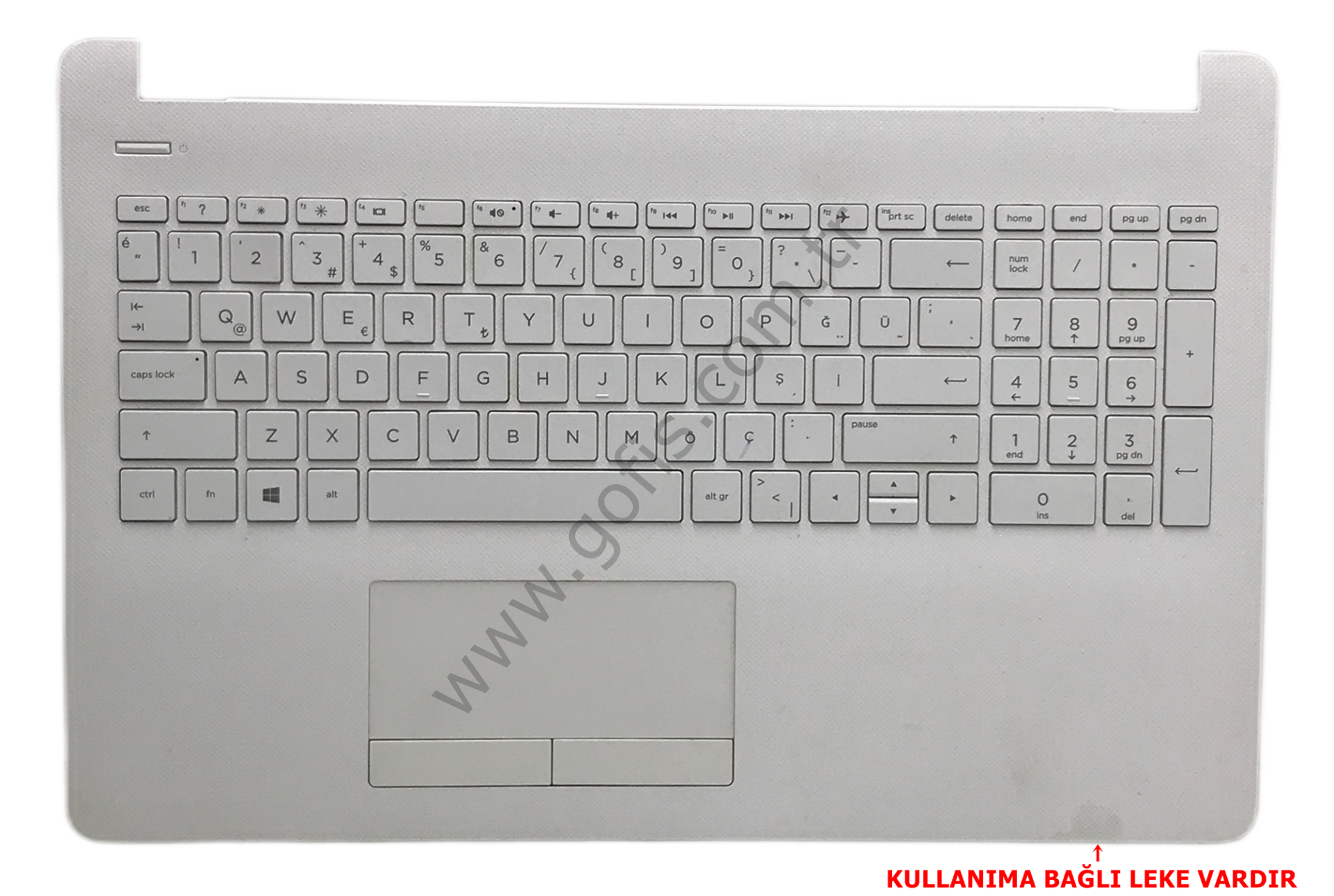 HP 15-BS122NT 15-BS 15-BW 250 G6 255 G6 ÜST KASA KLAVYE AM204000110 AP204000E10 KLAVYE KASASI %100 ORİJİNAL