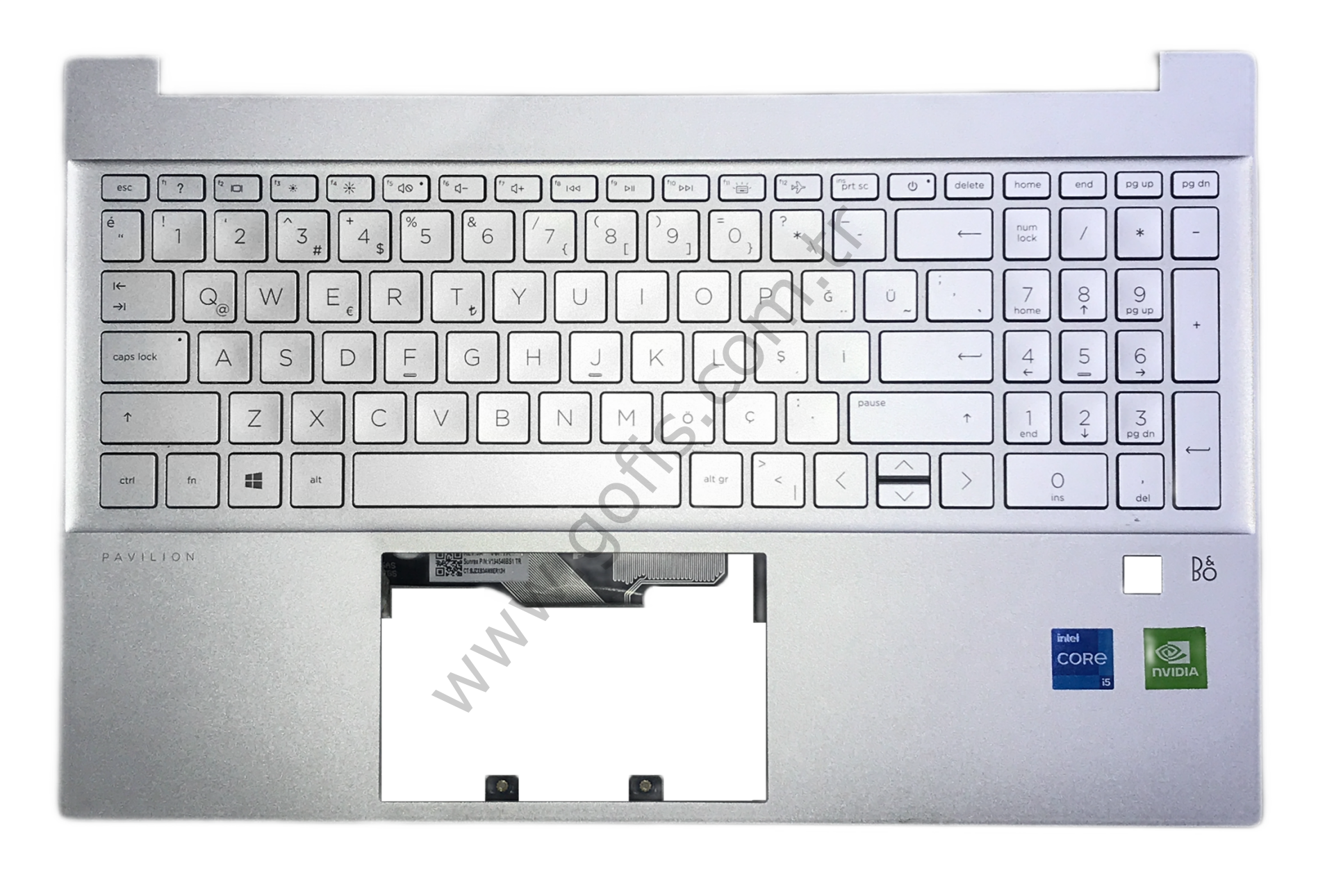 HP PAVİLİON 15-EG 15-EH ÜST KASA KLAVYE V194546BS1 M08910-141 JTE54G7HTATP KLAVYE KASASI %100 ORİJİNAL