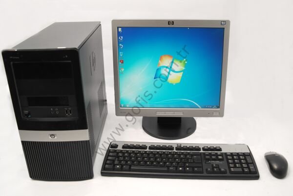 HP COMPAQ DX2450 MİCROTOWER KASA - HP L1706 17'' LCD MONİTÖR - HP KLAVYE & MOUSE SET