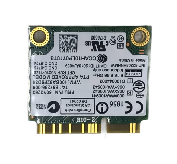 LENOVO THİNKPAD T420 WİRELESS KART 62205ANHU 631954-001 60Y3253 WİFİ CARD