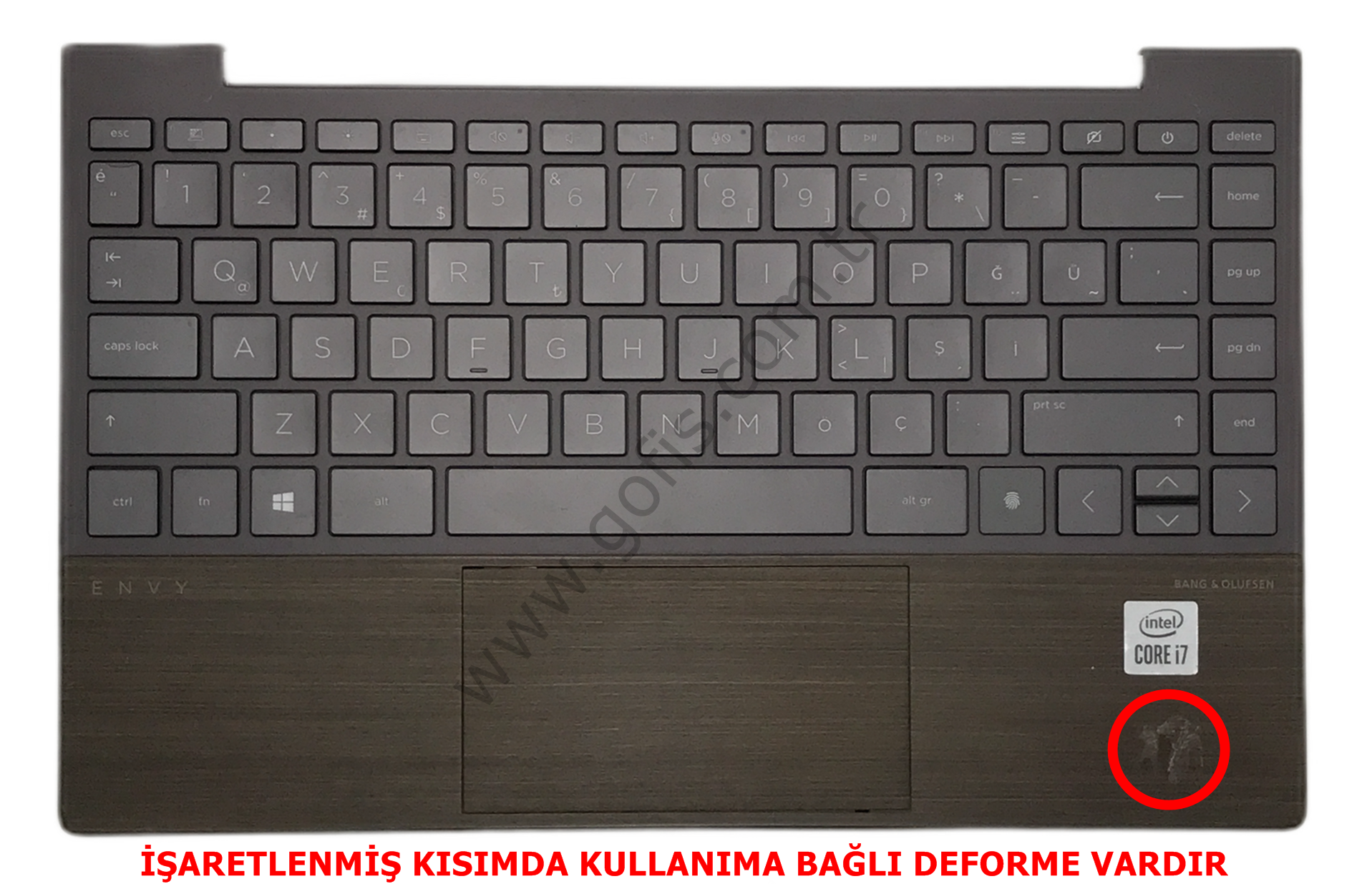 HP ENVY 13-BA ÜST KASA KLAVYE AM2V5000720 AM2V5000A00 KLAVYE KASASI %100 ORİJİNAL