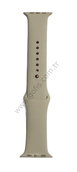 APPLE WATCH 42MM SİLİKON SPOR KORDON AÇIK BEJ S/M %100 ORİJİNAL
