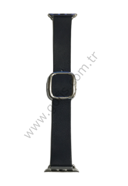 APPLE WATCH 38MM MODERN TOKALI DERİ KORDON LACİVERT %100 ORİJİNAL