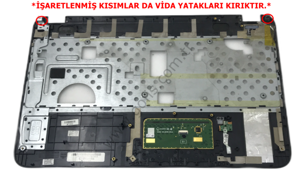 HP PAVİLİON G6-2202ET G6 ÜST KASA EAR36004060 684177-001 KLAVYE KASASI *İŞARETLENMİŞ VİDA YATAKLARI KIRIKTIR*
