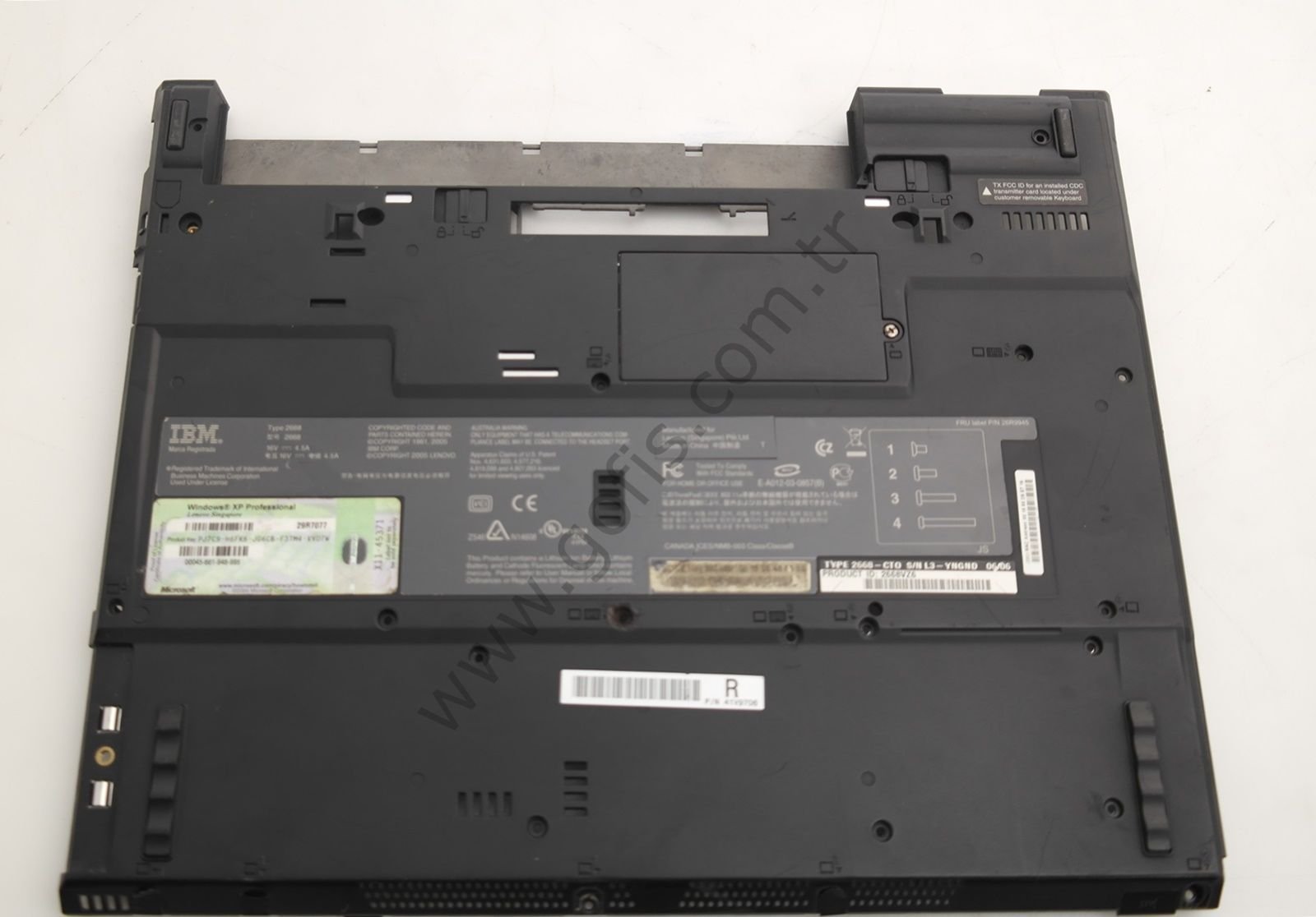 IBM THİNKPAD T43 ALT KASA 2668 39T9649 26R9945 26R9539 13N5654