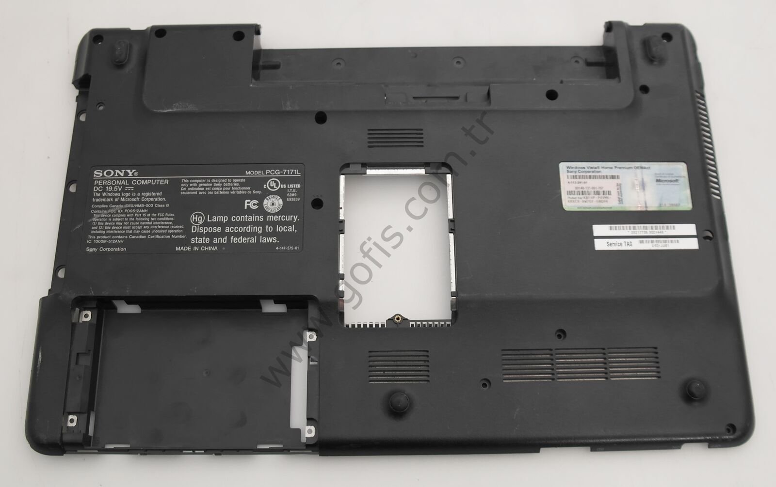 SONY PCG-7171L ALT KASA 012-021A-1370-B