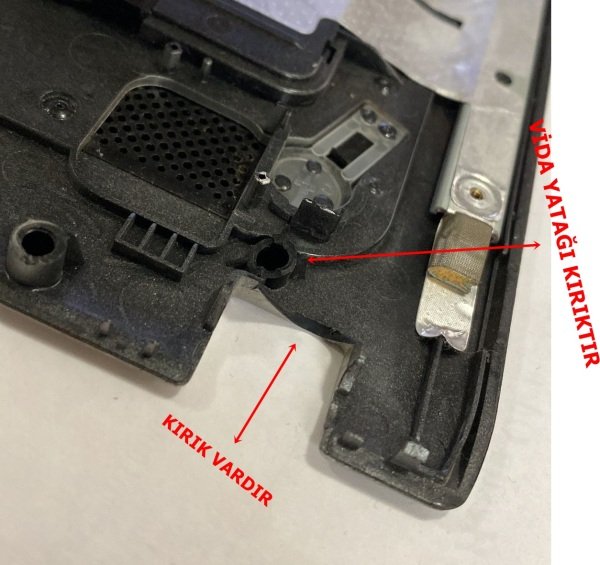 SAMSUNG R522 R520 R518 ÜST KASA BA81-06514A BA75-02200A KLAVYE KASASI  *İŞARETLENMİŞ VİDA YATAKLARI KIRIKTIR*