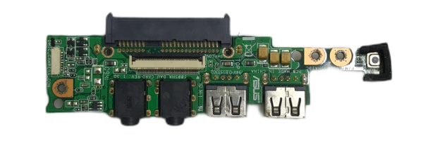 ASUS EEE PC 1001HA USB/SATA/AUDİO PORT BOARD 60-0A1BDT1000-B02 08G2035HA13C