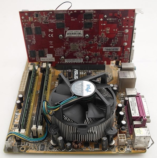 ASUS P5PLZ INTEL PENTIUM D 3.00GHZ CPU DDR2 2GB RAM ANAKART