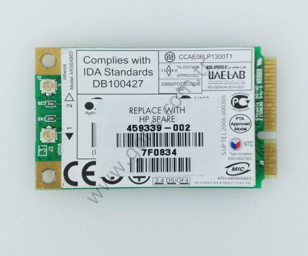 HP CQ50 CQ60 G50 G60 DV5 DV7 WİRELESS KART T60H976.07 45549-002 459339-002 WİFİ CARD