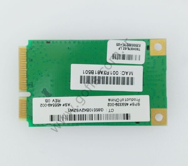 HP CQ50 CQ60 G50 G60 DV5 DV7 WİRELESS KART T60H976.07 45549-002 459339-002 WİFİ CARD