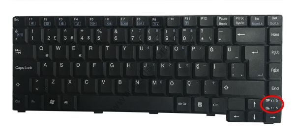 CASPER M54SE KLAVYE TÜRKÇE Q MP-03086TQ-4304L 6-80-M55G0-252-1