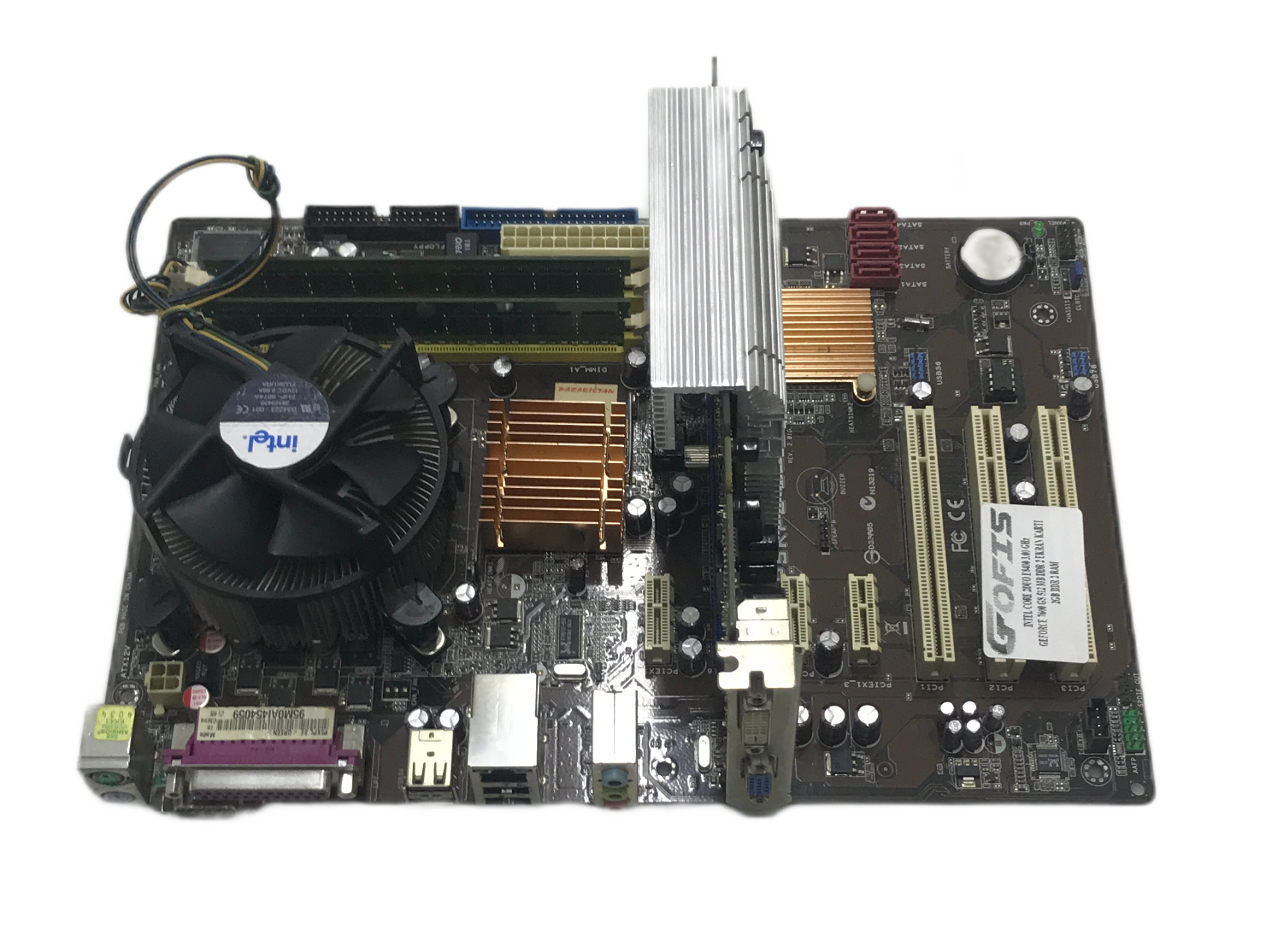ASUS P5KPL SE INTEL CORE 2 DUO E8400 2GB DDR2 RAM ANAKART