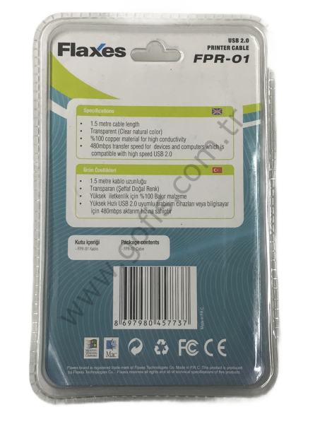 FLAXES FPR-01 USB 2.0 YAZICI KABLOSU 1.5M