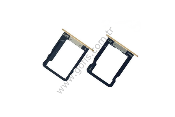 HUAWEİ P8 MAX SİM KART TEPSİSİ + NANO SD KART TEPSİSİ GOLD