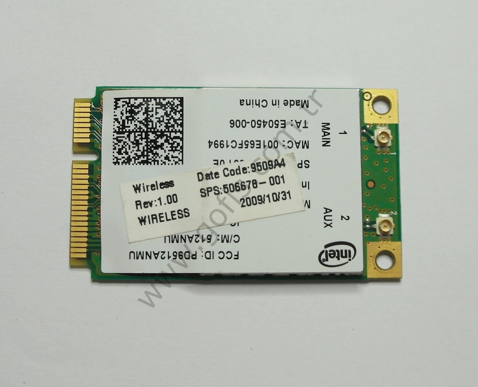 HP ELİTEBOOK 2730P 2530P WİRELESS KART 512ANMMW 512ANMU 506678-001 WİFİ CARD