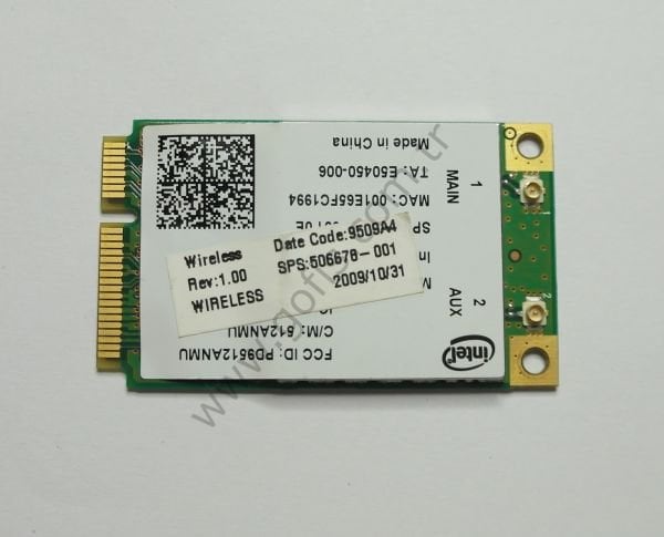 HP ELİTEBOOK 2730P 2530P WİRELESS KART 512ANMMW 512ANMU 506678-001 WİFİ CARD