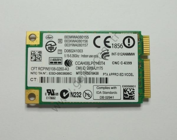 HP ELİTEBOOK 2730P 2530P WİRELESS KART 512ANMMW 512ANMU 506678-001 WİFİ CARD