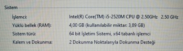 LENOVO THINKPAD T420 INTEL CORE İ5-2520M 4GB RAM 128GB SSD LAPTOP