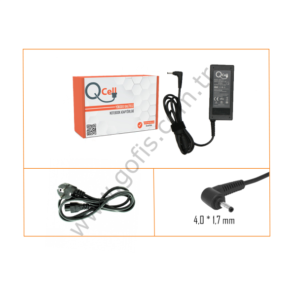 GRUNDİG CASPER 65W 19V 3.42A ADAPTÖR 4.0 X 1.7MM