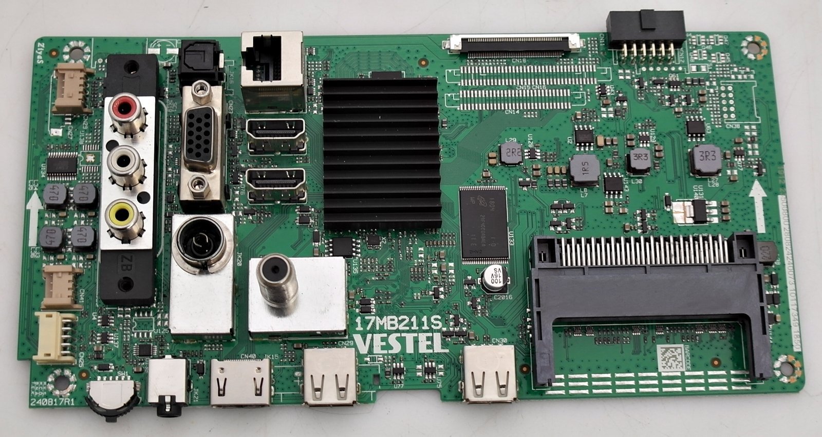TOSHİBA 49L2863DAT ANAKART 10117349 240817R1 23500800 17MB211S MAİN BOARD