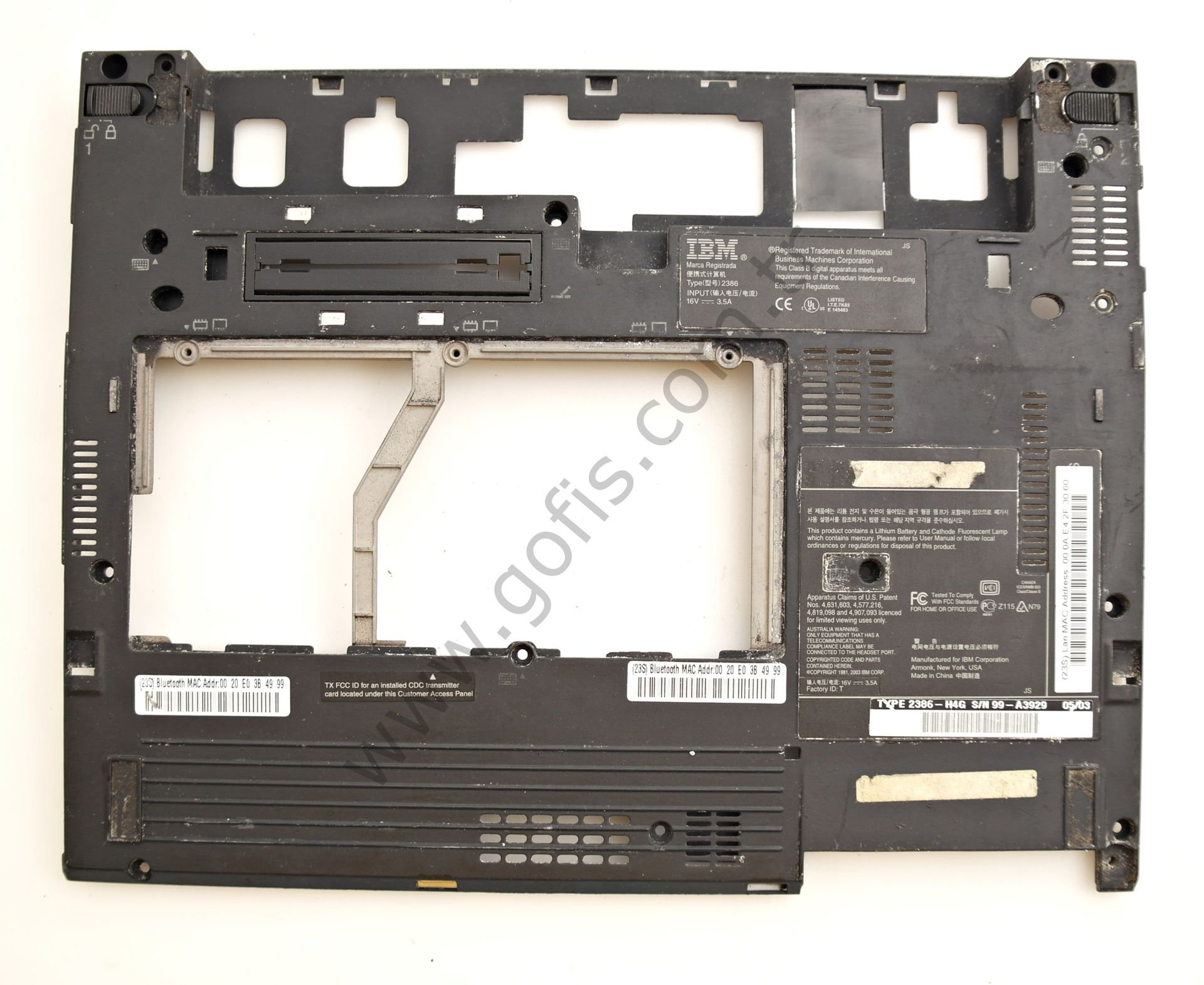 IBM THİNKPAD X40 ALT KASA 2386-H4G 13N5315