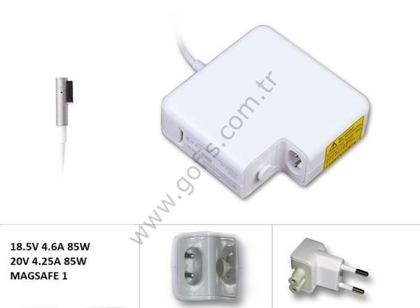 APPLE 85W 18.5V 4.6A 20V 4.25A MAGSAFE 1 ADAPTÖR