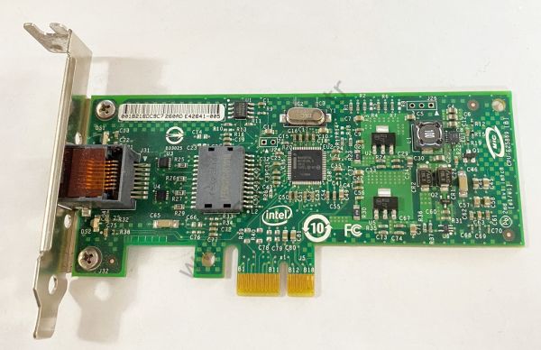 INTEL GIGABIT NETWORK ADAPTER NIC PCIE ETHERNET CARD E42641-005 CPU-E25869 490106-001 490367-001