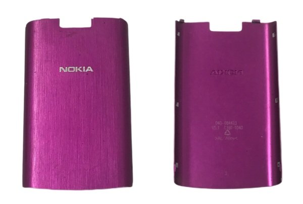 NOKİA X3-02 ARKA PİL KAPAK METAL PEMBE