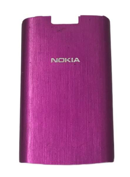 NOKİA X3-02 ARKA PİL KAPAK METAL PEMBE