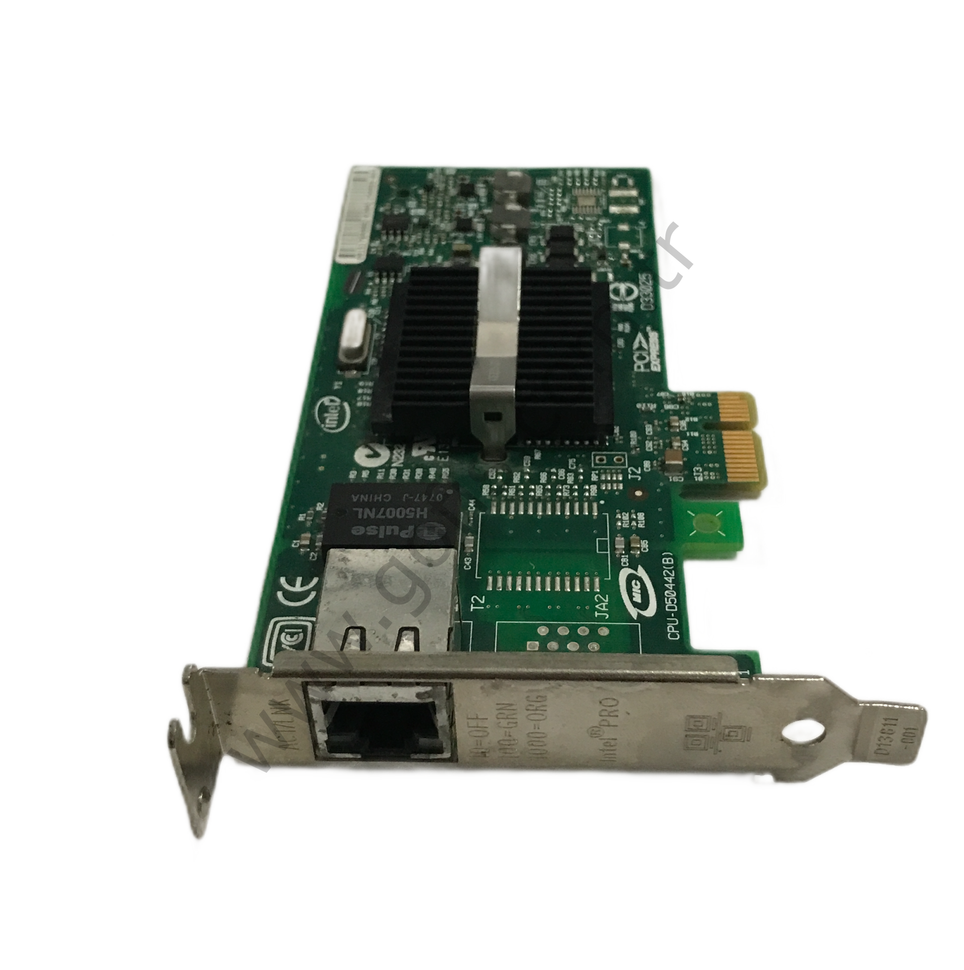 INTEL PRO/1000 GİGABİT PCI-E EXPRESS 1PORT NIC ADAPTER CARD 398650-001 D50869-004 CPU-D50442 398754-001