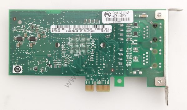 INTEL PRO/1000 GİGABİT PCI-E EXPRESS 1PORT NIC ADAPTER CARD 398650-001 D50869-004 CPU-D50442 398754-001