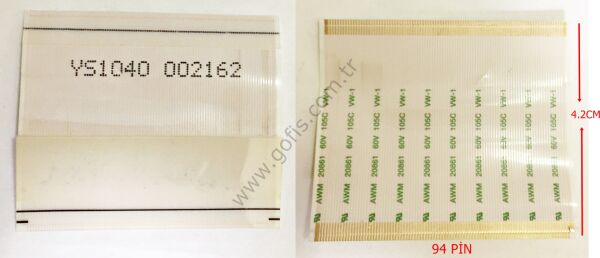 YS1040 002162 FLEX KABLO 94 PİN 4.2CM FLEX CABLE