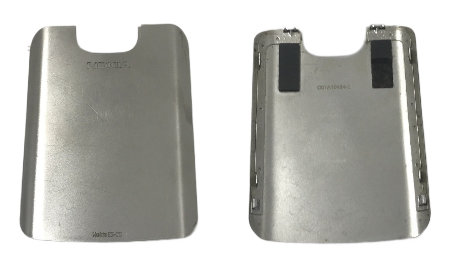 NOKİA E5-00 ARKA PİL KAPAK METAL GÜMÜŞ
