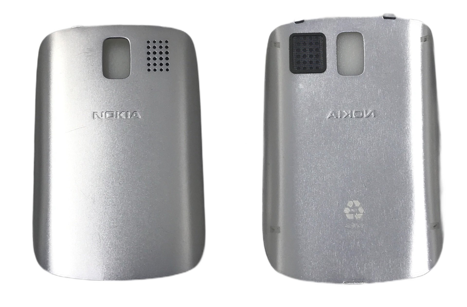 NOKİA ASHA 302 ARKA PİL KAPAK METAL GÜMÜŞ
