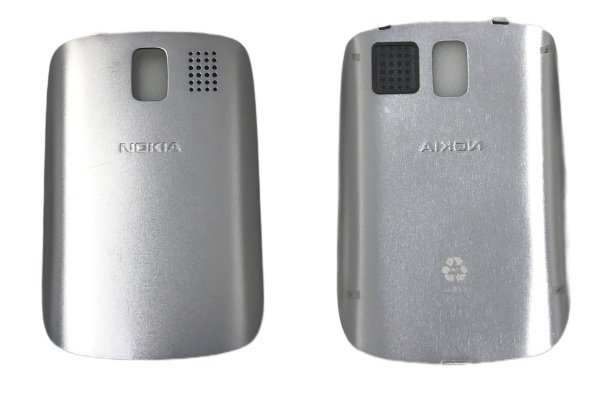 NOKİA ASHA 302 ARKA PİL KAPAK METAL GÜMÜŞ