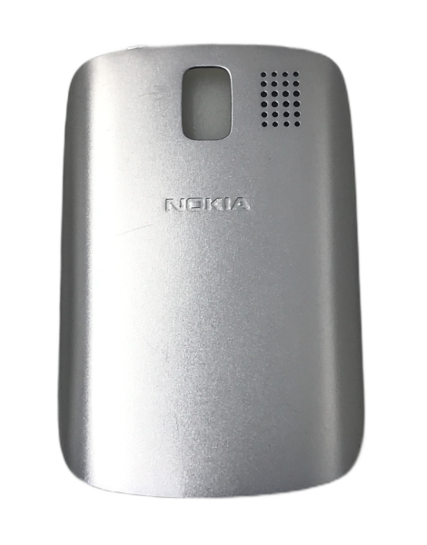 NOKİA ASHA 302 ARKA PİL KAPAK METAL GÜMÜŞ