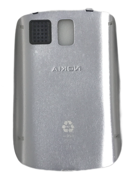 NOKİA ASHA 302 ARKA PİL KAPAK METAL GÜMÜŞ